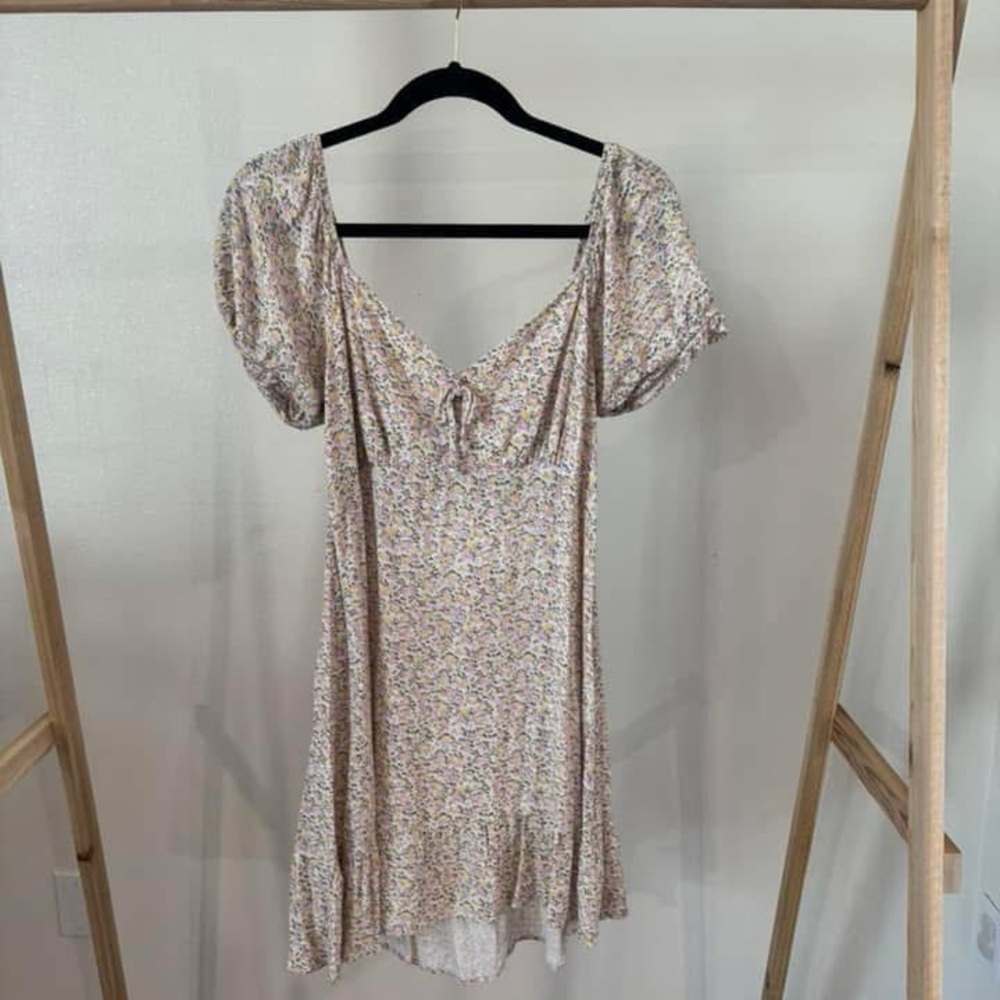 Floral Cream Dress